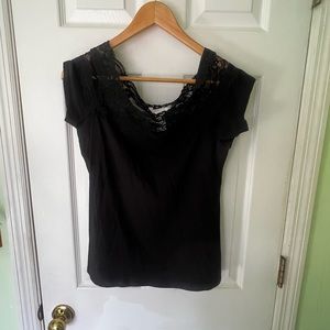 Black Lace Top